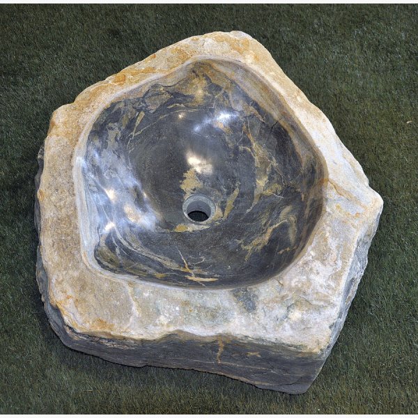 Wash basin in green gneis from Passeier
