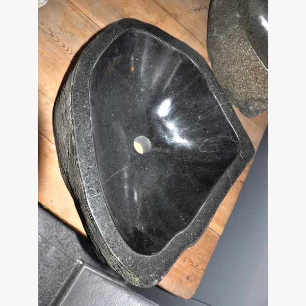 Wash basin in basalt from Siusi-South Tyrol