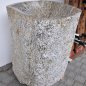 Tonalite stone washbasin, ice fountain, kneipp basin
