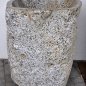 Tonalite stone washbasin, ice fountain, kneipp basin
