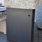 Wash basin made of tonalite from Texel area with steel furniture