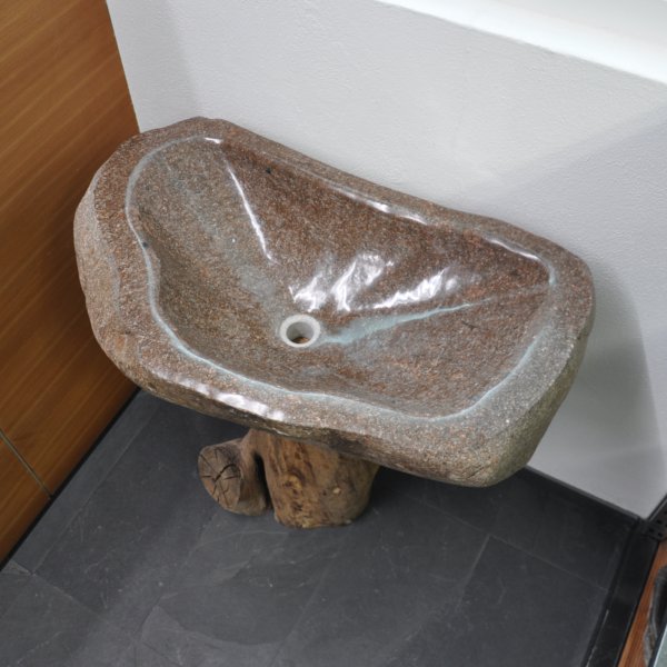 Lavabo in porfido dell val d´ega