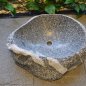 Lavabo in granito con inserto in quarzo