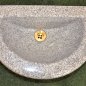 Basin in grey granite