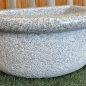 Basin in grey granite