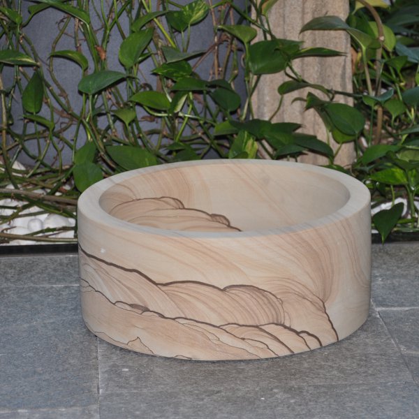 Lavabo in pietra arenaria