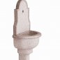 Wall Fountain in pink granite