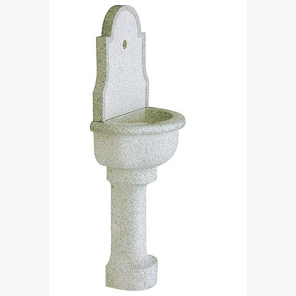 Wall Fountain in pink granite