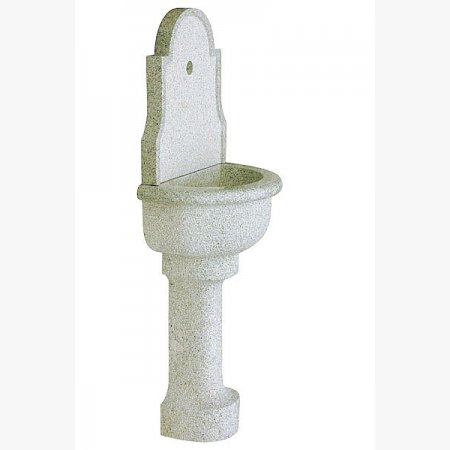 Wall Fountain in pink granite
