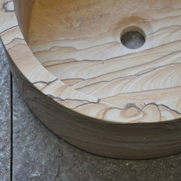 Sandstone washbasin