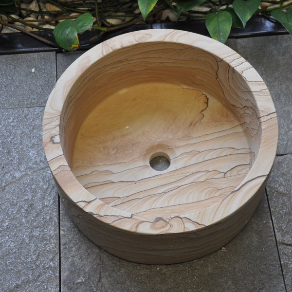Sandstone washbasin