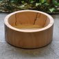Round sandstone washbasin with slant on top | © ©Gasser Naturstein