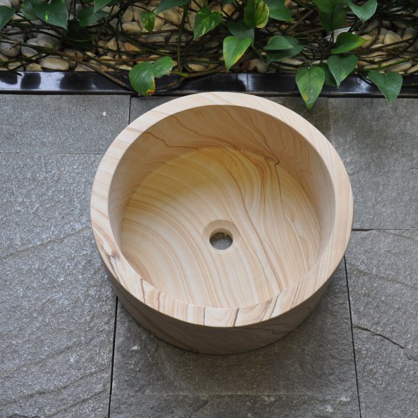 Sandstone washbasin