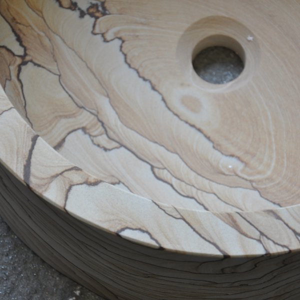 Sandstone washbasin