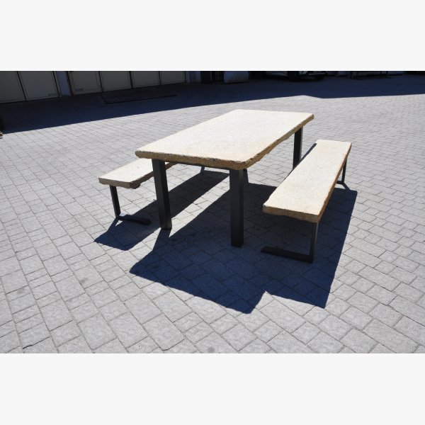 Table with two benches
