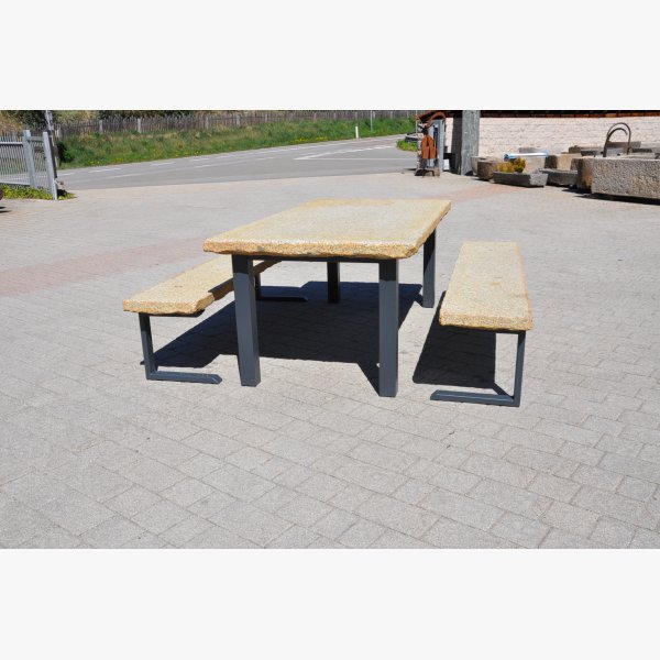 Table with two benches