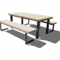 Table with two benches