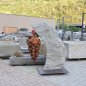 Grappolo d’uva fissato su un masso di gneiss della Val Passiria