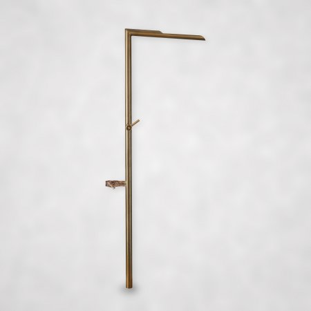 Messing-Wasserhahn mit sichtbarem Wasserlauf – modernes Design für Gartenbrunnen