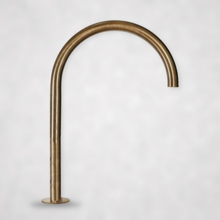 Außenwasserhahn aus Messing ohne Absperrventil für Garten, Terrasse und Brunnen