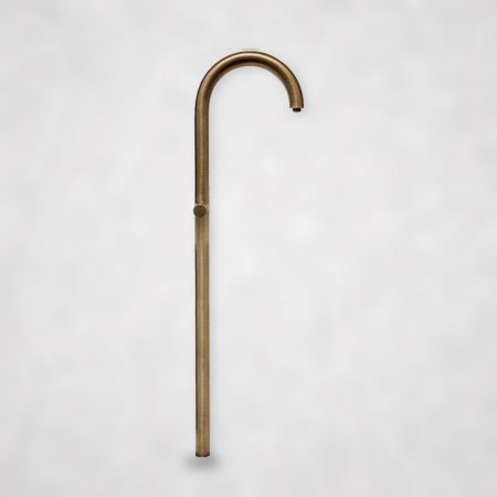 Steinbrunnen mit Wasserhahn – Messing-Armatur mit Druckknopf für Gartenbrunnen